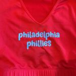 Custom made Philadelphia phillies red crop top Photo 1