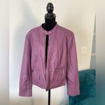 Modern faux leather jacket 💖💖💖 Pink Size XXL Photo 1
