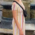 Xhilaration Cropped Striped Jumpsuit Photo 0