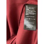 Scotch & Soda  Womens Voyage Burgundy Red Satin Dress Midi Puff Sleeves Size XL Photo 7