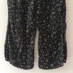 Ganni Black Floral Print Crepe Trousers in Ditzy Floral Size 34 or XS Photo 8