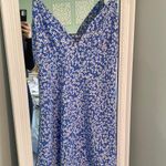 ZARA Blue Floral Sundress Photo 3