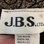 Vintage Y2K J.B.S. Ltd Glitter Cowl Neck Top Made in USA Evening Wear Rival Sz M Black Size M Photo 8