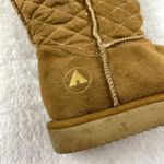 Airwalk Quilted Teagan Fur Lined Boots Womens Size 5.5 Cognac Brown Midcalf Warm Photo 11