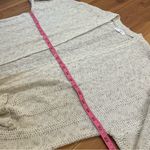 Blu Pepper Open-Front Oversized Cardigan Ivory Tan Speckled size Medium Photo 6