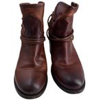 FREEBIRD by Steven  CASEY Boots Size 7‎ Brown Leather Heels Women's Photo 1