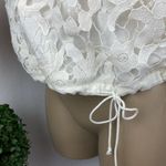 Anthropologie  Moth Ivory Crochet Lace Sleeveless Top S Photo 3