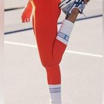 Free People Movement Sock It To Me Leggings Flame Women’s Orange Size XS Photo 3