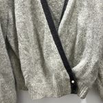 Reference Point  Angora Silk Lambswool rabbit Sweater Grey 80’s vintage cardigan Photo 5