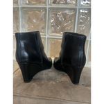 Rachel Zoe Black Alana Wedge Booties 8.5 Photo 3