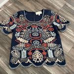 J.O.A. Embroidered Boho Festival Top & Short Set S Photo 7