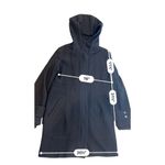 Kenneth Cole Black Wool Blend Hooded Zipper Winter Coat Jacket size 12 Photo 4