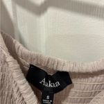 Aakaa Vici ( ) Beige Maxi Dress size Small NWT Photo 8