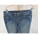 Loft Womens Original Boot Cut Jeans Size 10P Dark Wash Cotton Blend NWT FLAW Photo 6