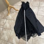 Frederick's of Hollywood Black Maxi Slip Dress Sexy Sheer Lace Formal Evening sm Photo 6