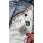 Outerknown Sea The Costa Crop Jeans Blue Wash Frayed Hem Denim Size 34 18 Photo 7