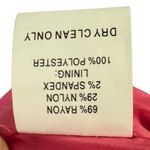 Trina Turk Adjustable Knit Hot Pink Keyhole Mini Dress Fully Lined Stretch EUC 0 Photo 6