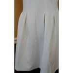 Others Follow Ivory Off White Stretch Knit Pleated Sleeveless Dress Modcloth Photo 3