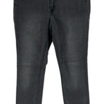 H&M  Curvy Jegging Womens Skinny Jean Size 10 High Waist Stretch Charcoal Denim Photo 0