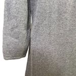 J McLaughlin Knit Crochet Knee Length Sweater Dress Size Small u Pointelle Patte Gray Photo 5