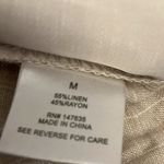 Romeo + Juliet Couture : Ivory/Tan Jumpsuit- adjustable straps, pockets, wide leg-M Photo 3