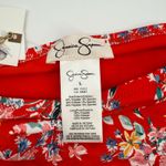 Jessica Simpson Bikini Bottom Size Large NWT Chantilly Lace Pepper Multi Red Photo 6