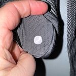 Lululemon  Think Fast Long Sleeve Shirt Size 6‎ Heathered Herringbone BLACK/SLATE Photo 4