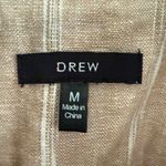 Drew | Striped Natural Khaki Linen Blend Relaxed Blazer Anthropologie | Medium Photo 1
