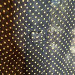 I Heart Nine T Nine Navy Blue Gold Polka Dot Sleeveless Top Size Medium Photo 3