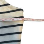 Iris GUC Black White Stripe Bodycon Asymmetric Sleeveless Dress Sz XL Photo 8