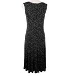 Chico's Travelers Dress Midi Size 1 Sleeveless Black White Polka Dots 8 Photo 5