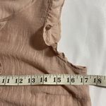 ZARA  Basic Small Sheer Ruffle Front‎ Sheer Elastic Waist Pullover Blouse Photo 7