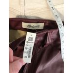 Madewell the perfect vintage straight jean women’s size 27 red vegan leather Photo 5