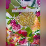 Lilly Pulitzer  Roslyn Pink Yellow Mini Pencil Skirt Sz 6 Photo 3
