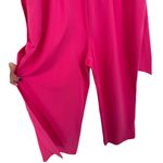 Trina Turk NWT Trina Turk Sand Dune Belted Jumpsuit Pink V Neck Sleeveless Wrap Size XXL Photo 12