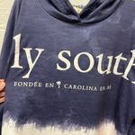 Simply Southern  Red, White & Blue Tie Dye Hoodie Photo 4