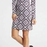 Karen Kane Palais Diamond long sleeve pink white & black dress size medium NWOT Photo 0