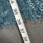 Altar'd State Vtg  Dress Womens S Teal Lace Overlay Peter Pan Collar Elegant Photo 7