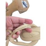 Jessica Simpson  Sandals Size 5 Open Toe High Heel in Gold Ankle Strap Photo 5