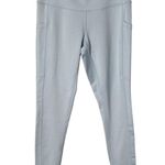 Z By Zella Studio Luxe High Waist Pocket Crop Leggings Light Blue Sky Size S Photo 3