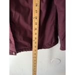 LL Bean Jacket Womens Small Burgundy Maroon Full Zip Fleece Lined Winter Coat Purple Photo 4