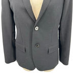 J.Crew Ludlow Blazer Black Luxe Matte Wool Gabardine Size 6 Photo 3