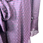 Joie  Marcel Blackberry Houndstooth Print Wrap Dress Size US‎ XL Photo 2