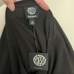 Bobeau Top Shirt Tunic Ruffle Bell Sleeve Crocheted Peasant Romantic Black Photo 10