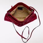 B Young 80s Red Leather Crossbody Bag Handmade Colombia Genuine Photo 4