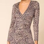 superdown Leopard Laurie Wrap Dress Photo 2
