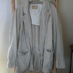 Free People  Beckett Boyfriend Linen Blazer Photo 0