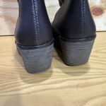 Fly London  Dark Brown Leather Side Zip Wedge Ankle Boots Size 36/ US 6 Photo 6