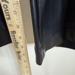 Soft Surroundings Pants Womens 1X Black Faux Leather Pull On Pockets Ankle Photo 5