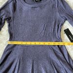 Lulus Women’s Fit and Fair Ribbed Knit Long Sleeve Denim blue size Small NWT Photo 7